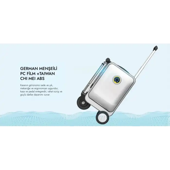 Air Wheel Se3S Silver 74Wh Bavul Scooter