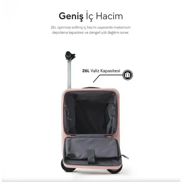 Airwheel Se3 Minit Pembe Seyahat Çantası 74Wh