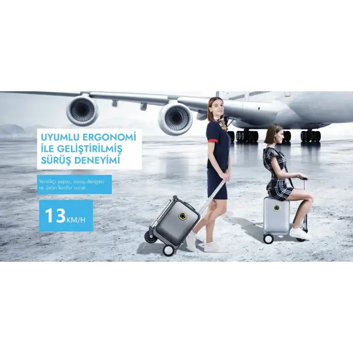 Airwheel Se3S Pembe 74Wh Bavul Scooter