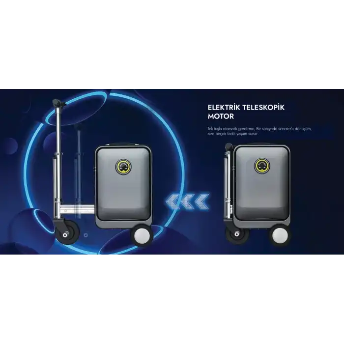 Airwheel Se3S Pembe 74Wh Bavul Scooter