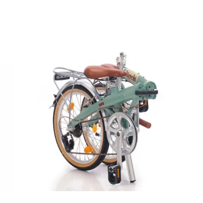 Bianchi New Vintage Katlanır Bisiklet Celeste