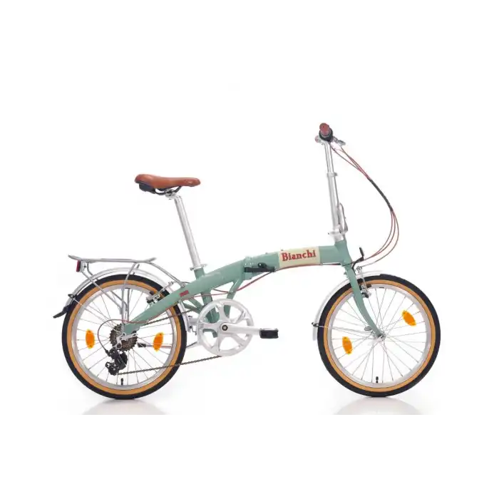 Bianchi New Vintage Katlanır Bisiklet Celeste