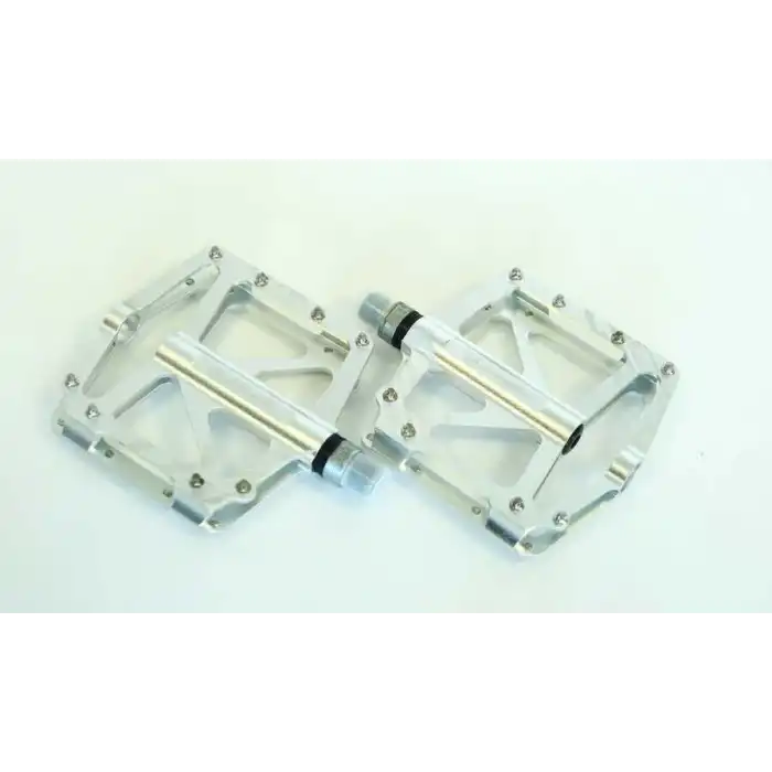 Briviga PDL-3304 Rulmanlı Alüminyum Platform Pedal Gümüş