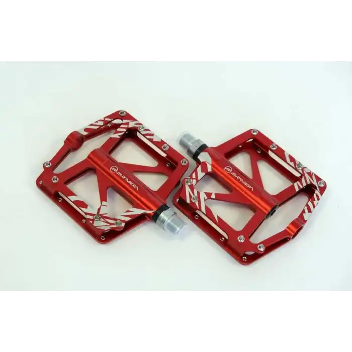 Briviga PDL-3304 Rulmanlı Alüminyum Platform Pedal Kırmızı