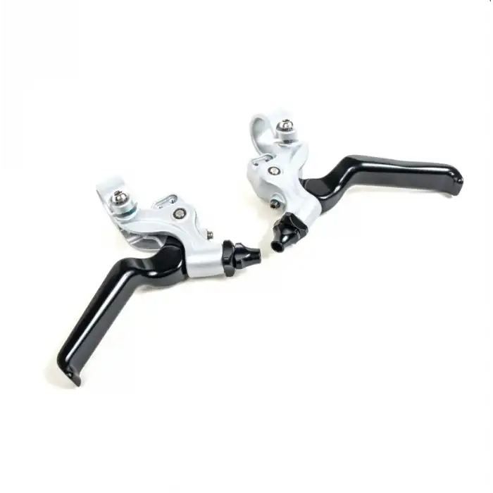 Brompton Alüminyum Fren Kolu Seti Gri-Siyah