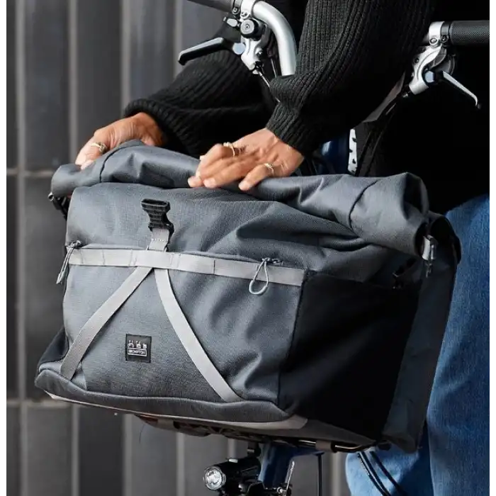 Brompton Çanta Borough Bag Large Grey Q101500
