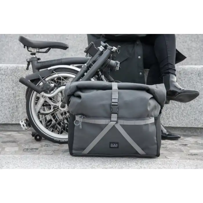 Brompton Çanta Borough Bag Large Grey Q101500