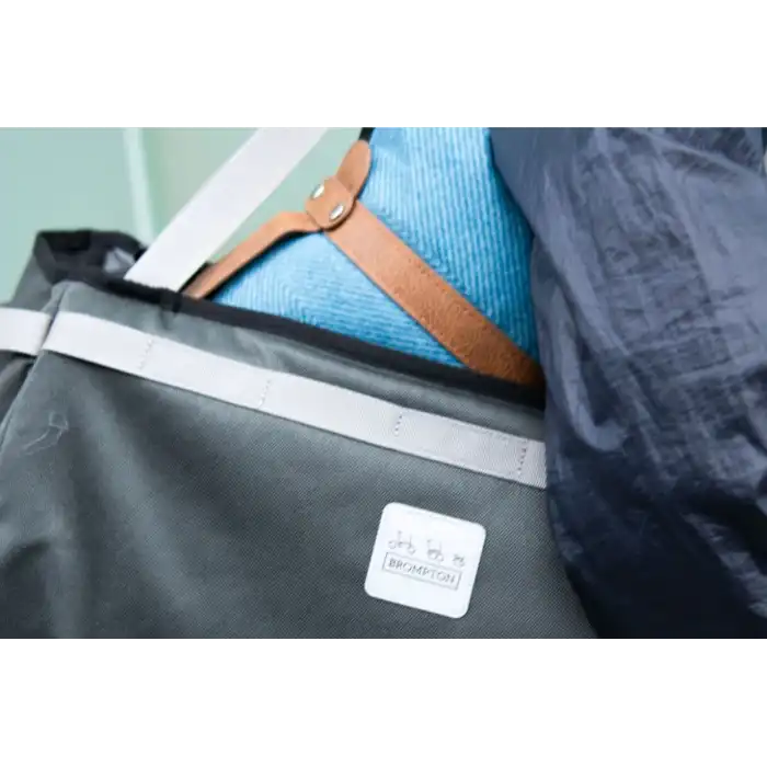 Brompton Çanta Borough Basket Bag Large Dark Grey Q101498