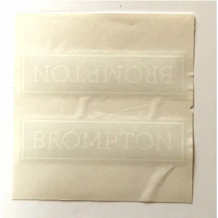 Brompton C-Line Decal Set Matt Silver Q104353