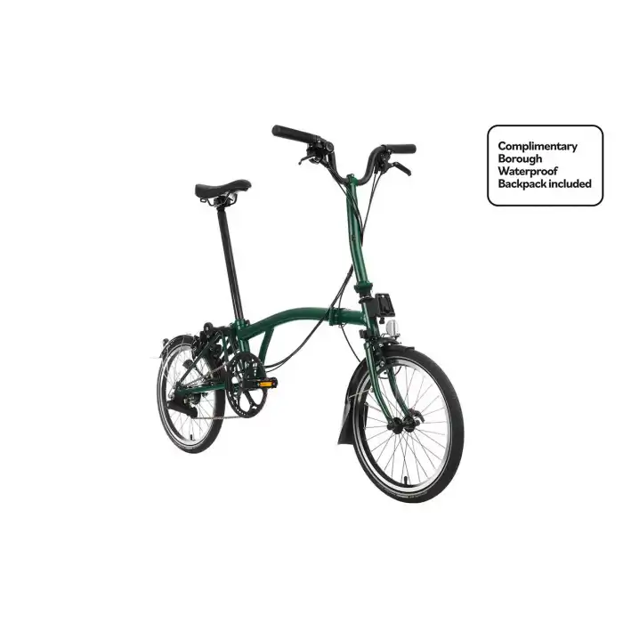 Brompton C Line Explore M6L Katlanır Bisiklet Racing Green