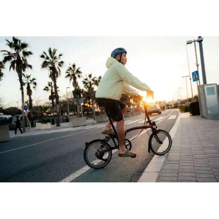 Brompton C Line H12L Katlanır Bisiklet 12 Vites Amethyst Lacquer