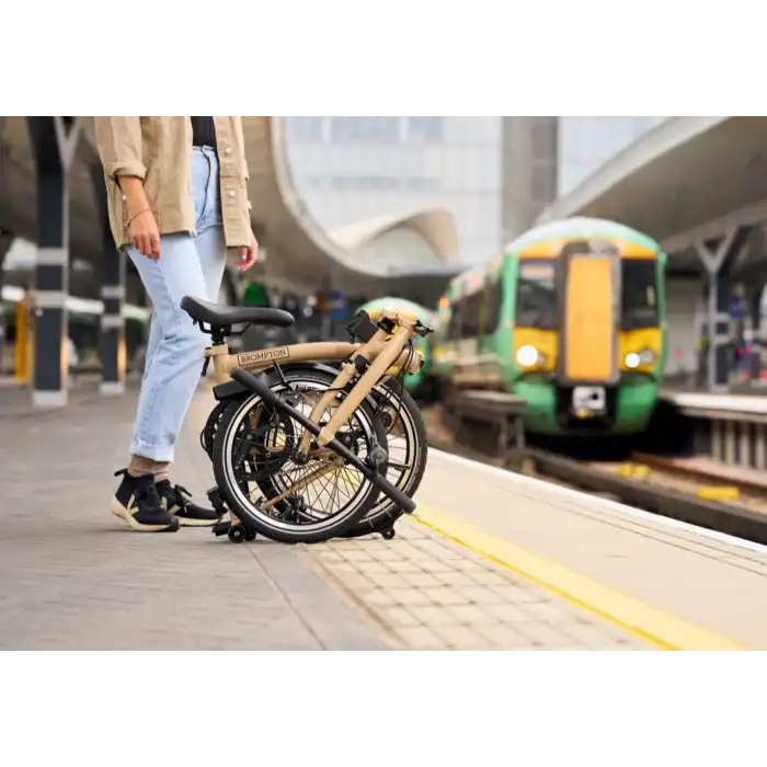 Brompton C Line H12L Katlanır Bisiklet 12 Vites Dune Sand