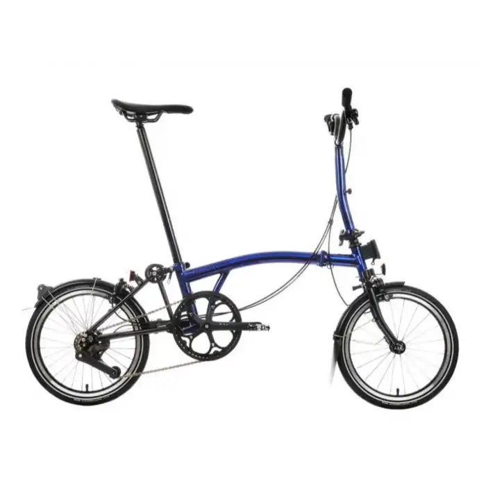 Brompton P Line Explore H12L Katlanır Bisiklet Bolt Blue Lacquer