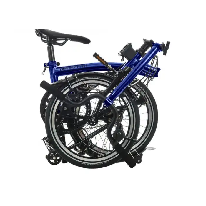 Brompton P Line Explore H12L Katlanır Bisiklet Bolt Blue Lacquer
