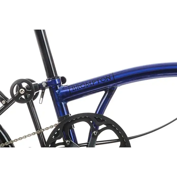 Brompton P Line Explore H12L Katlanır Bisiklet Bolt Blue Lacquer