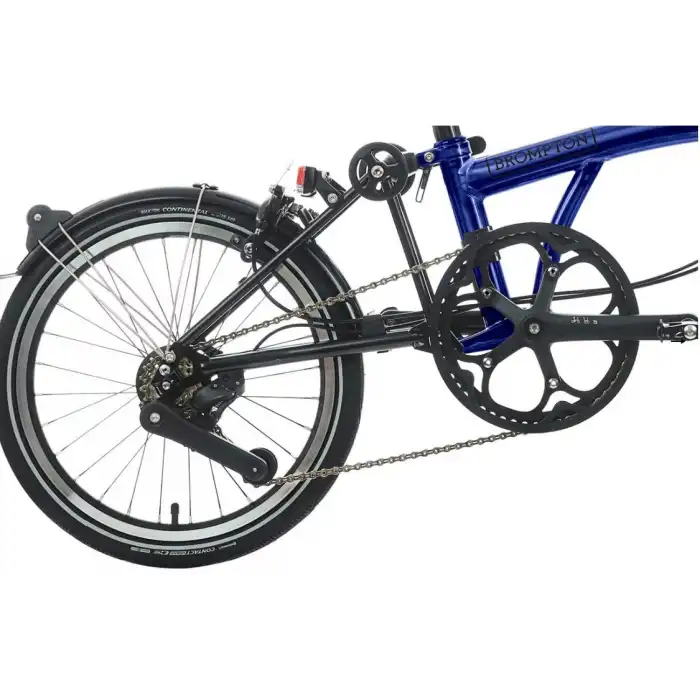 Brompton P Line Explore H12L Katlanır Bisiklet Bolt Blue Lacquer