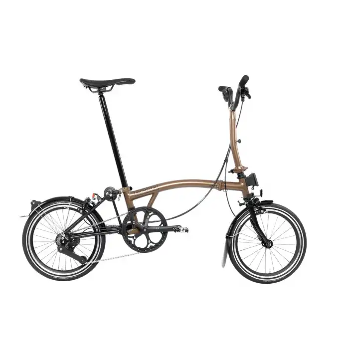 Brompton P Line Explore H12L Katlanır Bisiklet Bronze Sky Metallic