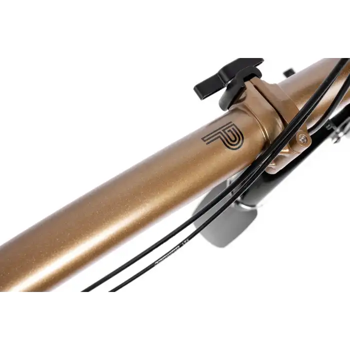 Brompton P Line Explore H12L Katlanır Bisiklet Bronze Sky Metallic