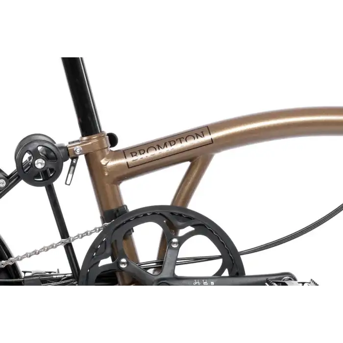Brompton P Line Explore H12L Katlanır Bisiklet Bronze Sky Metallic