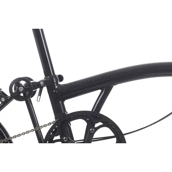 Brompton P Line Explore H12L Katlanır Bisiklet Midnight Black Metallic