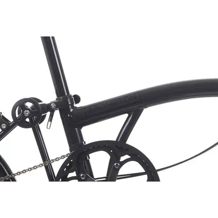 Brompton P Line Explore H12L Katlanır Bisiklet Midnight Black Metallic