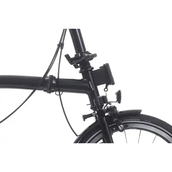 Brompton P Line Explore H12L Katlanır Bisiklet Midnight Black Metallic
