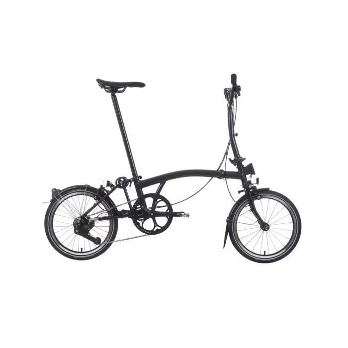 Brompton P Line Explore H12L Katlanır Bisiklet Midnight Black Metallic