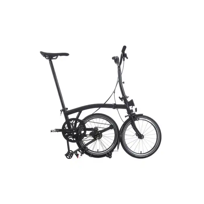 Brompton P Line Explore H12L Katlanır Bisiklet Midnight Black Metallic