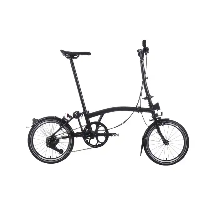 Brompton P Line Explore H12L Katlanır Bisiklet Midnight Black Metallic