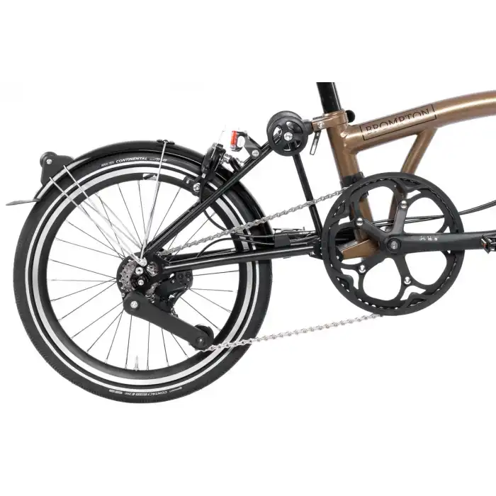 Brompton P Line Explore M12L Katlanır Bisiklet Bronze Sky Metallic