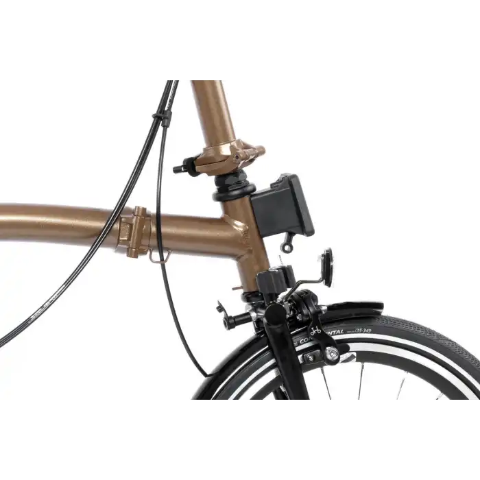 Brompton P Line Explore M12L Katlanır Bisiklet Bronze Sky Metallic