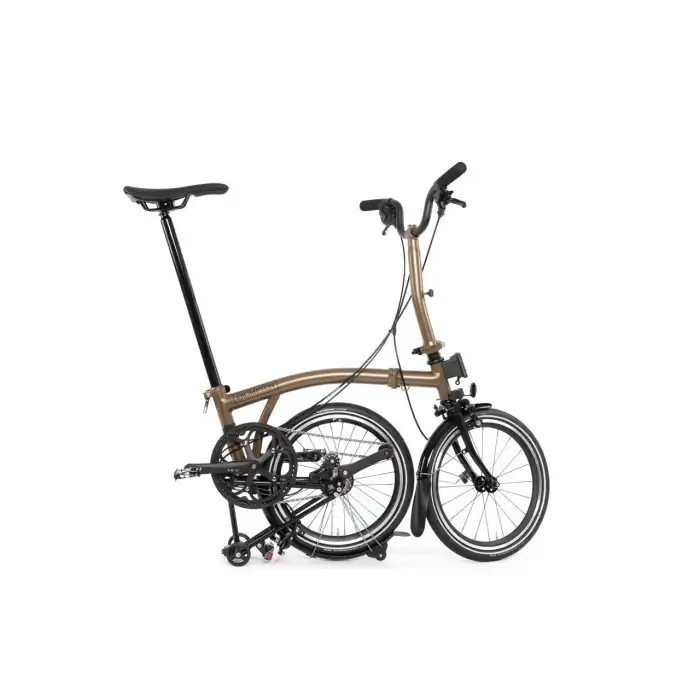 Brompton P Line Explore M12L Katlanır Bisiklet Bronze Sky Metallic