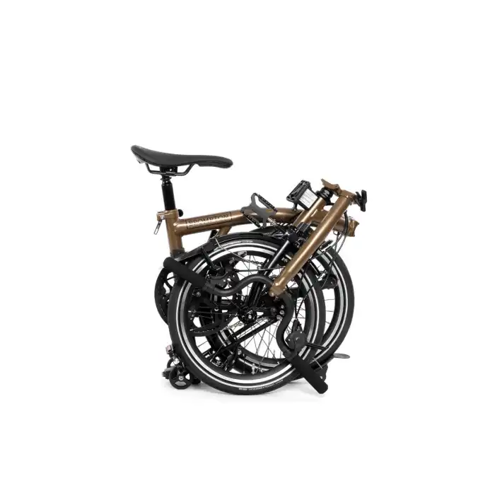 Brompton P Line Explore M12L Katlanır Bisiklet Bronze Sky Metallic