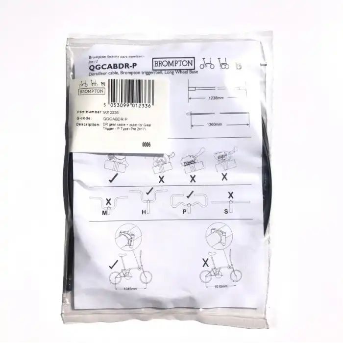 Brompton P-Type Vites Kablo Seti