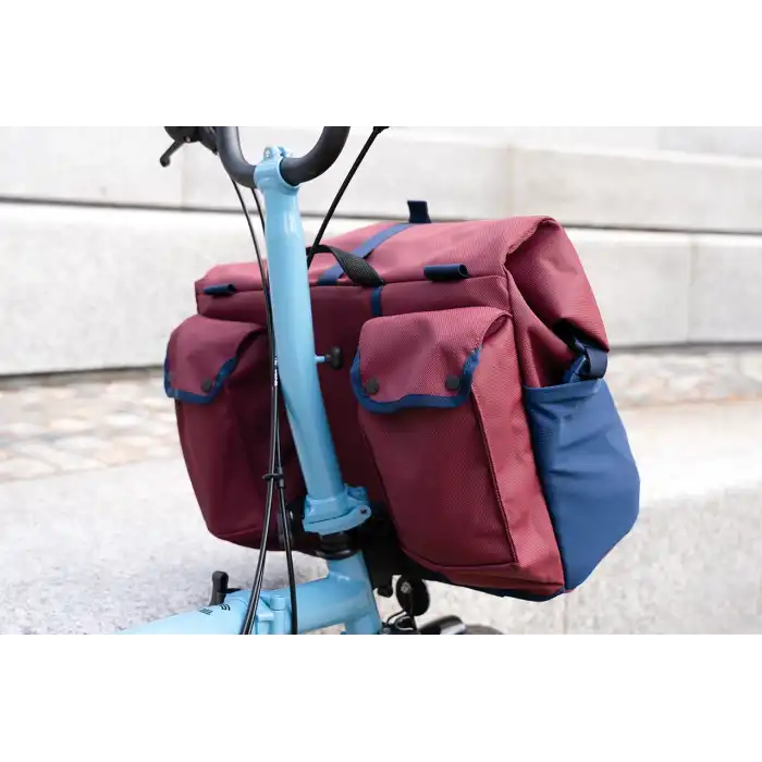 Brompton Rolltop Bag (Large) Plum Q104137