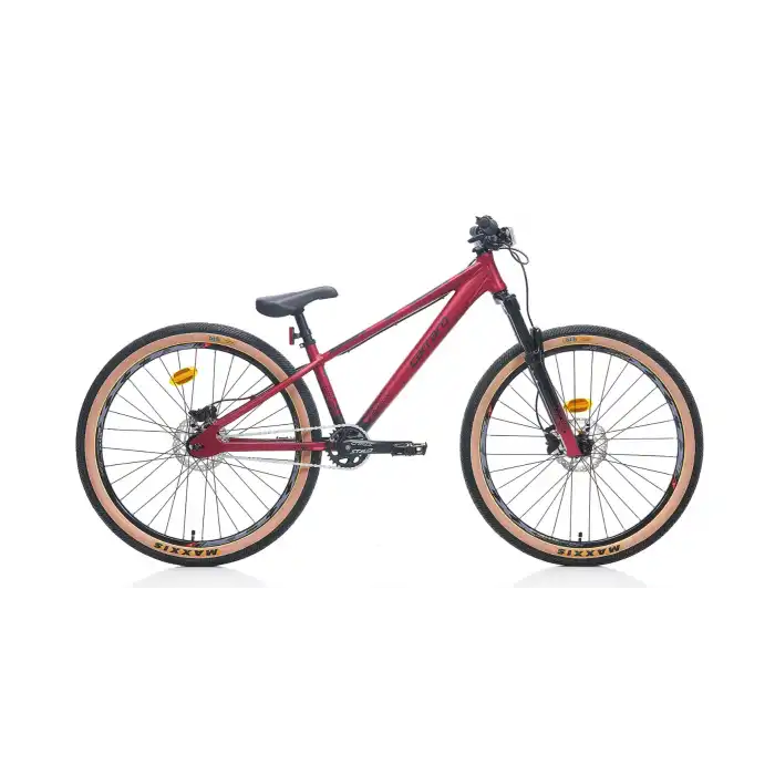 Carraro Bandit 26 Jant Hidrolik Disk Fren Free Ride Bisiklet Mat Kırmızı-Siyah