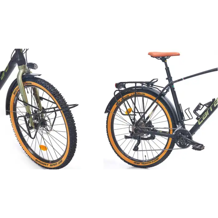 Carraro CR-T Trail 27.5 Jant 44 Cm Tur Bisikleti Mat Siyah-Yeşil-Kamuflaj