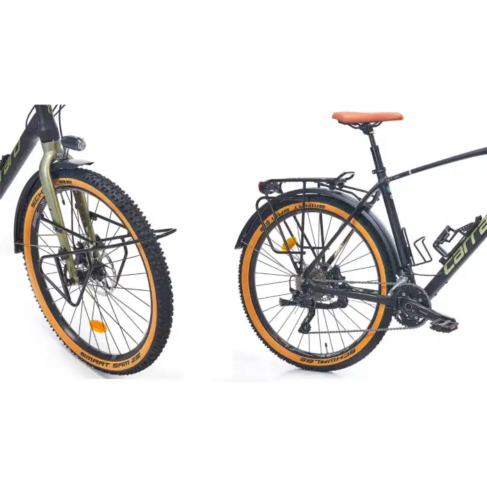 Carraro CR-T Trail 27.5 Jant 48 Cm Tur Bisikleti Mat Siyah-Yeşil-Kamuflaj