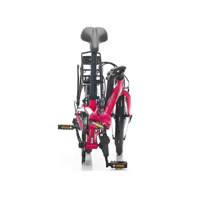 Carraro Flexi 106 6 Vites V Fren Katlanır Bisiklet Fuşya-Siyah-Beyaz