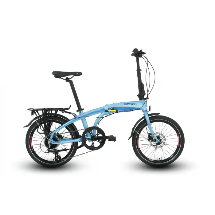 Carraro Flexi 108 Hidrolik Disk Fren 8 Vites Katlanır Bisiklet Mavi-Yeşil-Turkuaz(Bukalemun)-Siyah-Kırmızı