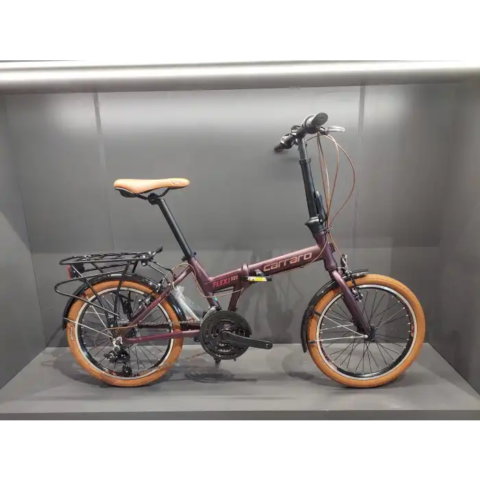 Carraro Flexi 121 21 Vites V-Fren Katlanır Bisiklet Mat Viola-Bakır