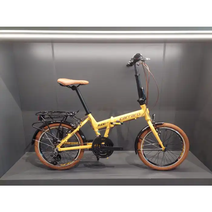 Carraro Flexi 121 21 Vites V Fren Katlanır Bisiklet Sarı-Siyah-Bakır