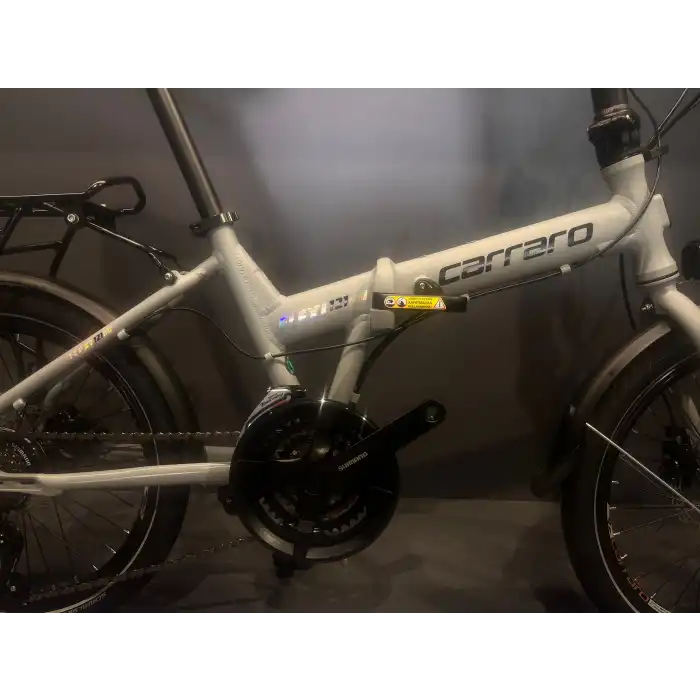 Carraro Flexi 121 Hidrolik Disk 21 Vites Katlanır Bisiklet Mat Gri-Siyah-Gökkuşağı-Krom