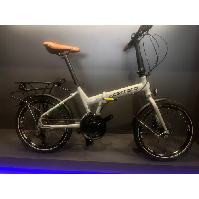 Carraro Flexi 121 Hidrolik Disk 21 Vites Katlanır Bisiklet Mat Gri-Siyah-Gökkuşağı-Krom