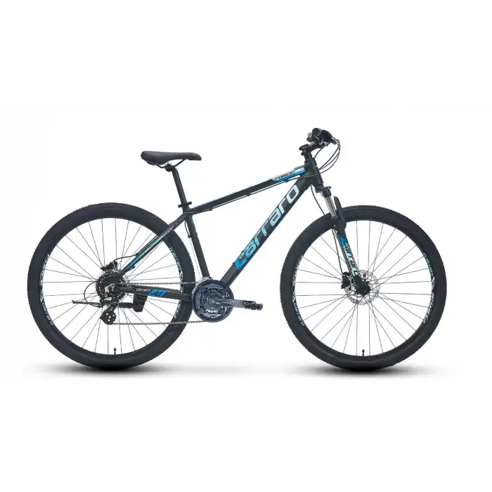 Carraro Force 650 26 Jant 38 Cm Dağ Bisikleti Mat Siyah-Mavi-Açık Mavi-Gümüş