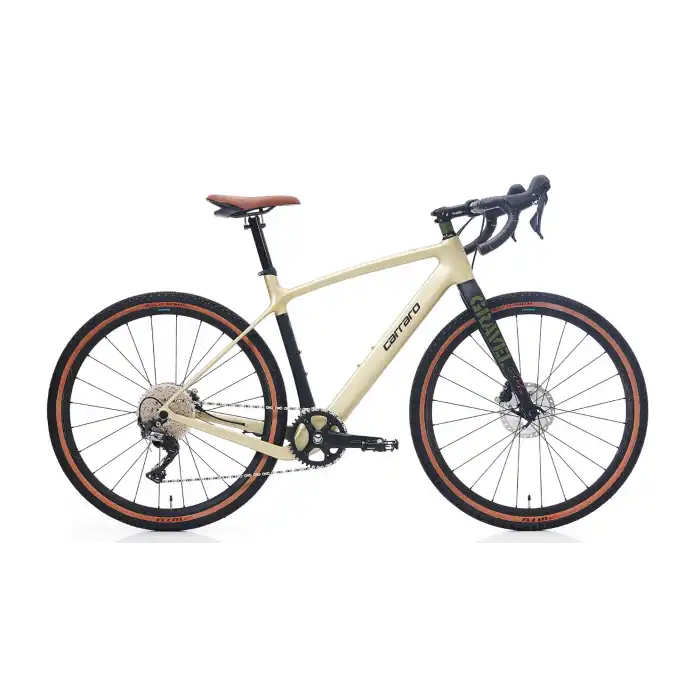 Carraro Gravel G6 Pro Karbon 55 Cm Yeşil-Siyah-Haki