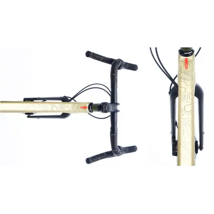 Carraro Gravel G6 Pro Karbon 55 Cm Yeşil-Siyah-Haki