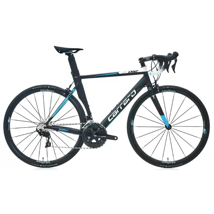 Carraro Race 062 Shimano 105 Yol-Yarış Bisikleti 54 Cm Siyah-Beyaz-Turkuaz