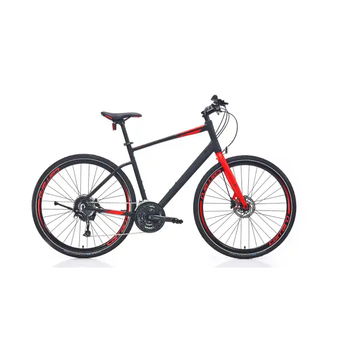 Carraro Sportive 328 Trekking Bisikleti 48 Cm Mat Siyah-Kırmızı