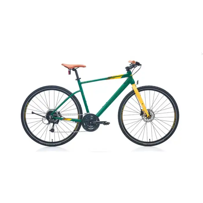 Carraro Sportive 328 48 Cm Trekking Bisiklet Yeşil-Sarı-Kahverengi